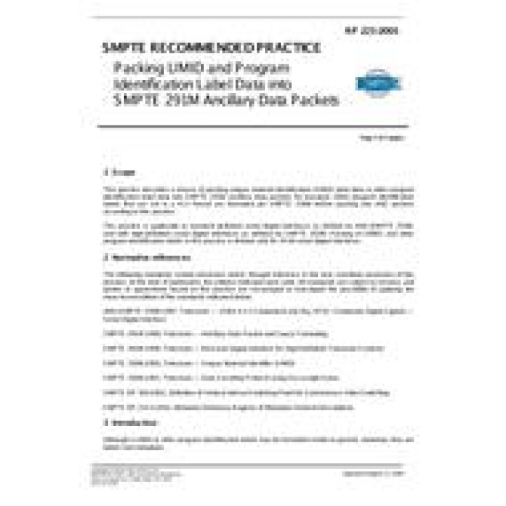 SMPTE RP 223 PDF