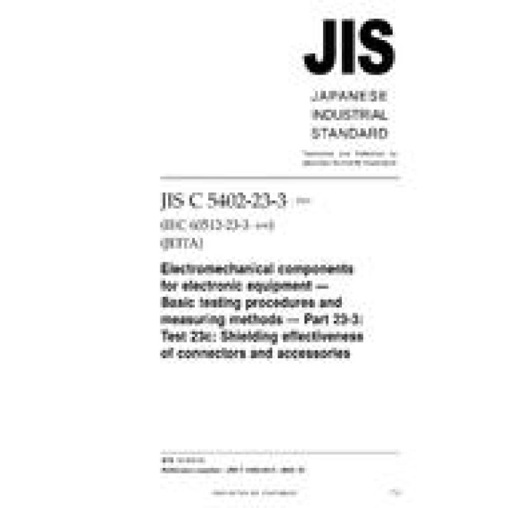 JIS C 5402-23-3 PDF