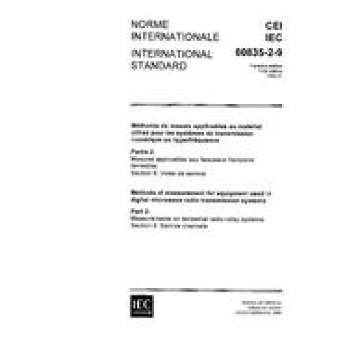 IEC 60835-2-9 Ed. 1.0 b PDF