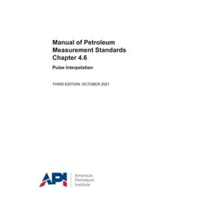 API MPMS Chapter 4.6 PDF download