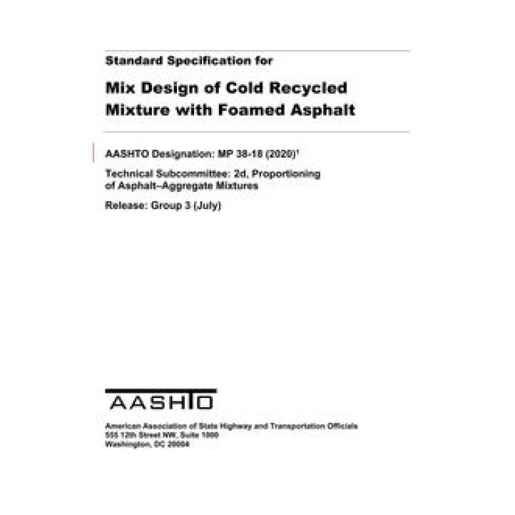 AASHTO MP 38 PDF