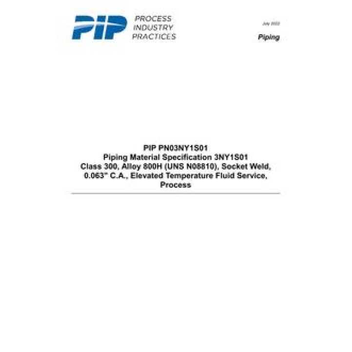 PIP PN03NY1S01 PDF