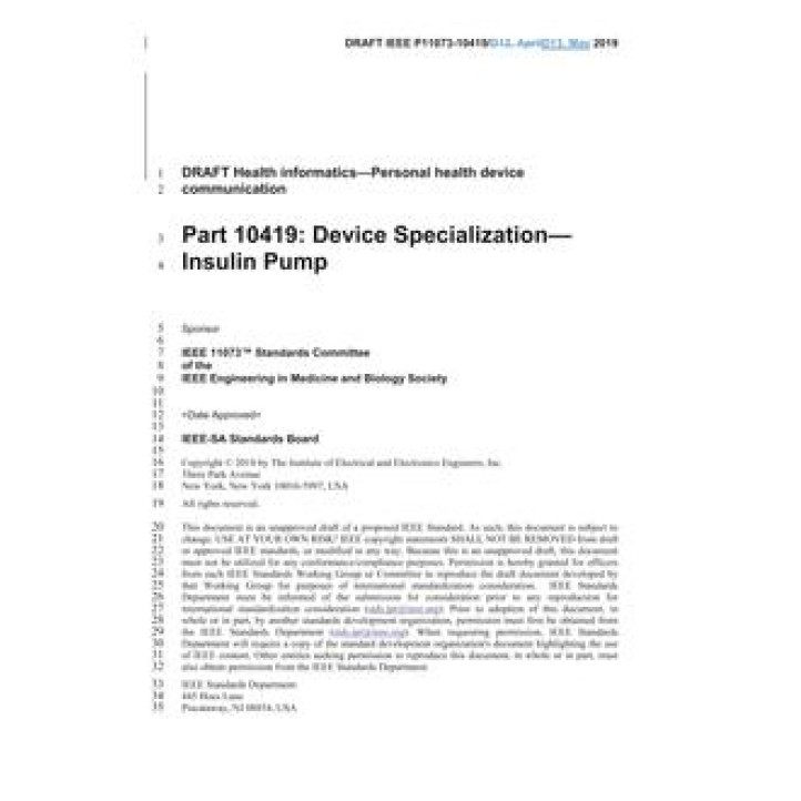 IEEE P11073-10419 PDF