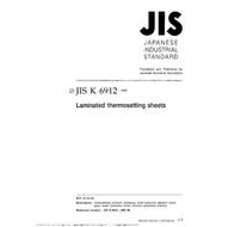 JIS K 6912 PDF