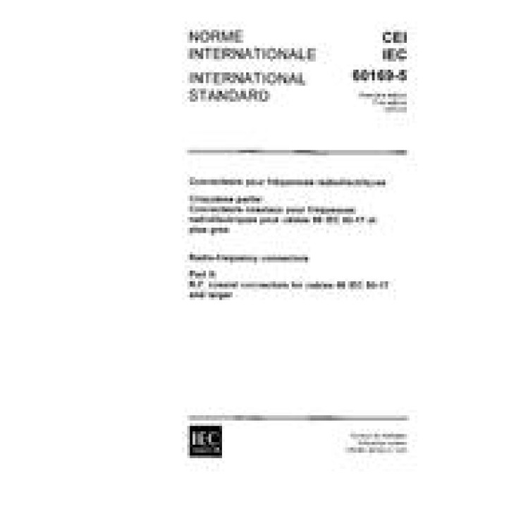 IEC 60169-5 Ed. 1.0 b PDF