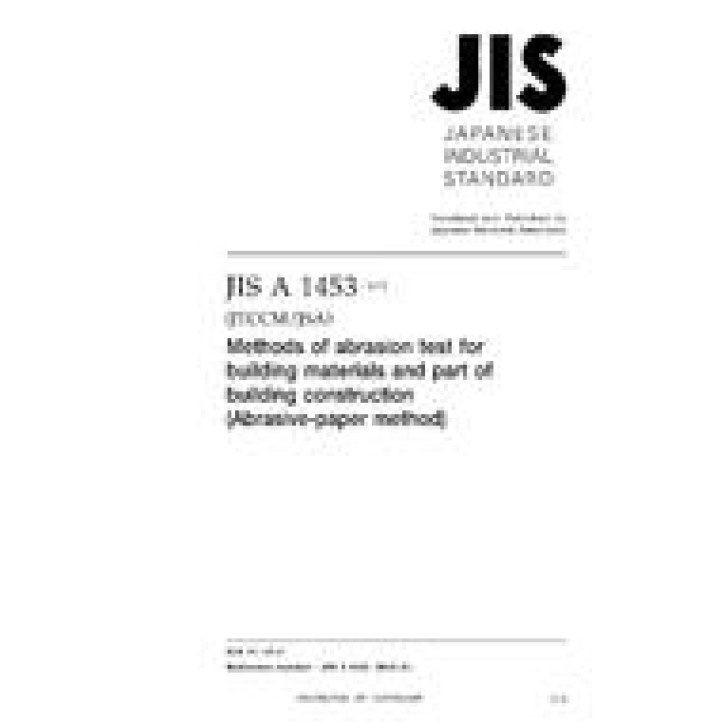 JIS A 1453 PDF