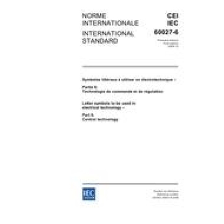 IEC 60027-6 Ed. 1.0 b PDF