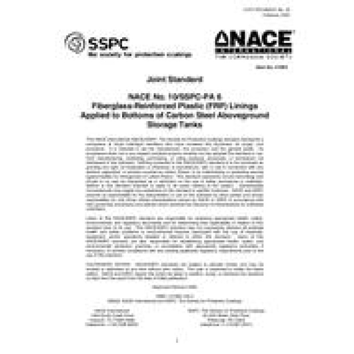 SSPC PA 6/NACE No.10 PDF