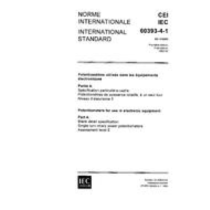 IEC 60393-4-1 Ed. 1.0 b PDF