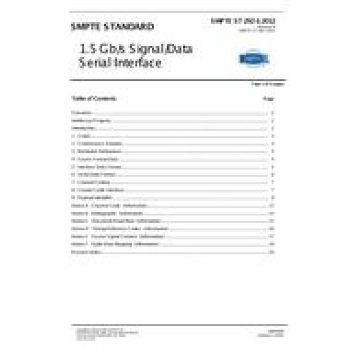 SMPTE ST 292-1 PDF