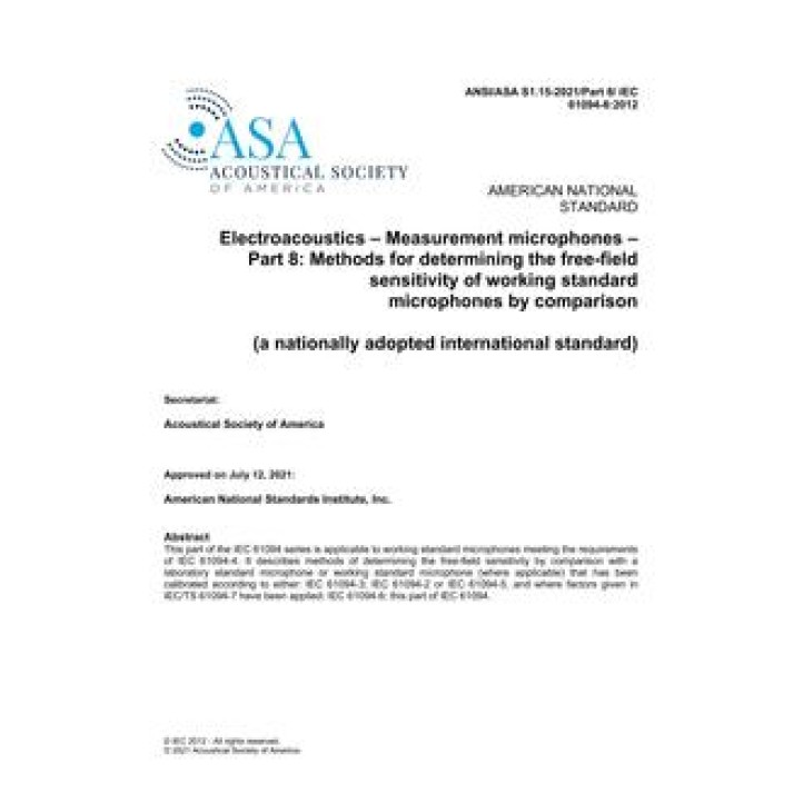 ASA S1.15 Part 8 PDF