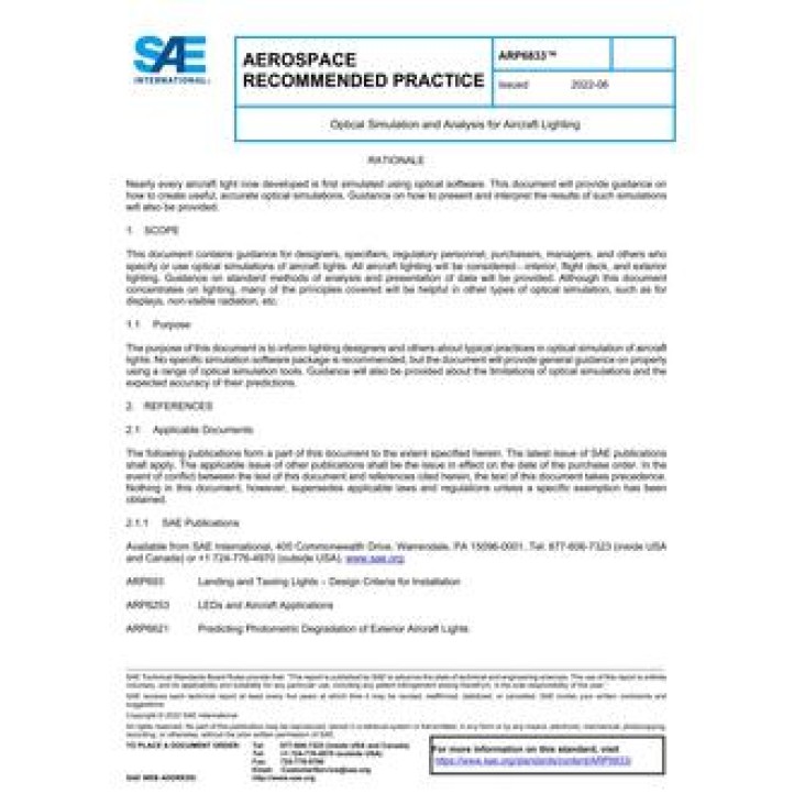 SAE ARP6833 PDF