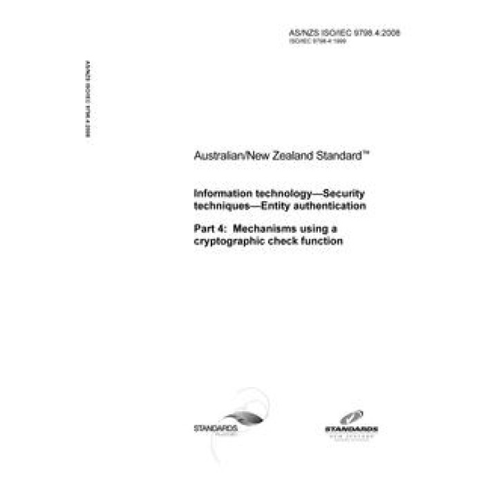 AS/NZS ISO/IEC 9798.4 PDF