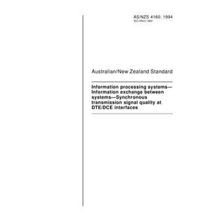 AS/NZS 4160 PDF