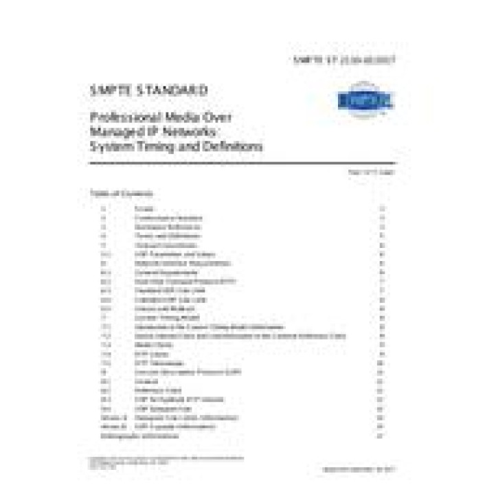 SMPTE ST 2110-10 PDF