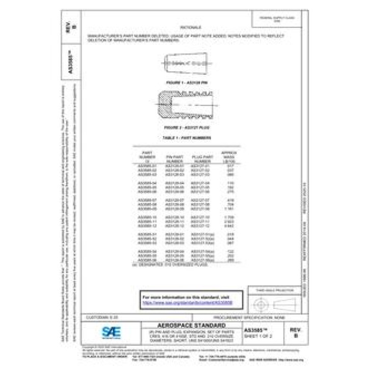 SAE AS3585B PDF