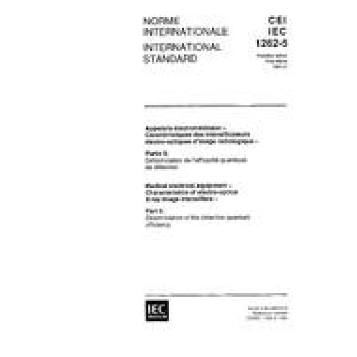 IEC 61262-5 Ed. 1.0 b PDF