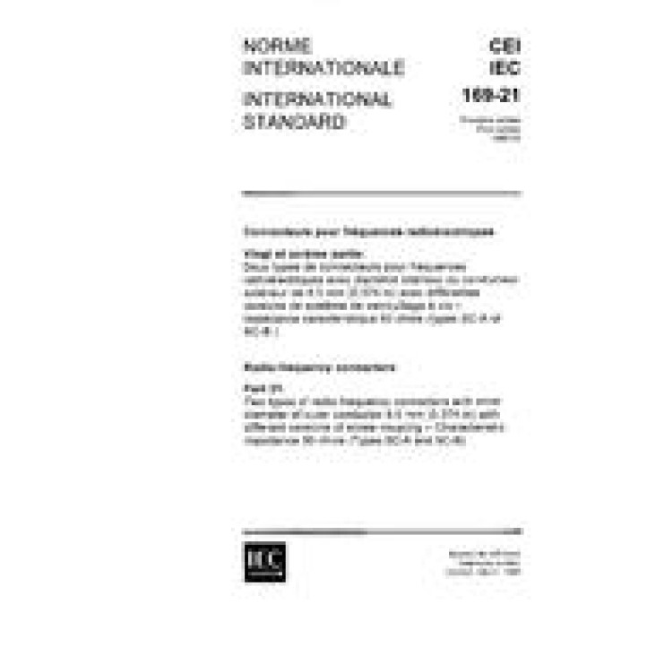 IEC 60169-21 Ed. 1.0 b PDF