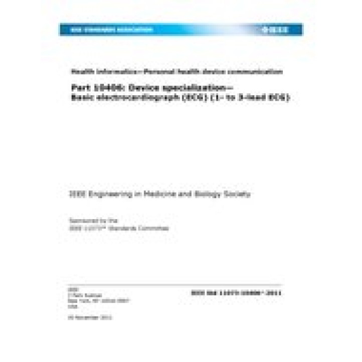 IEEE 11073-10406 PDF