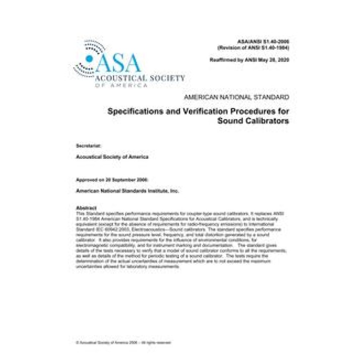 ASA S1.40 PDF