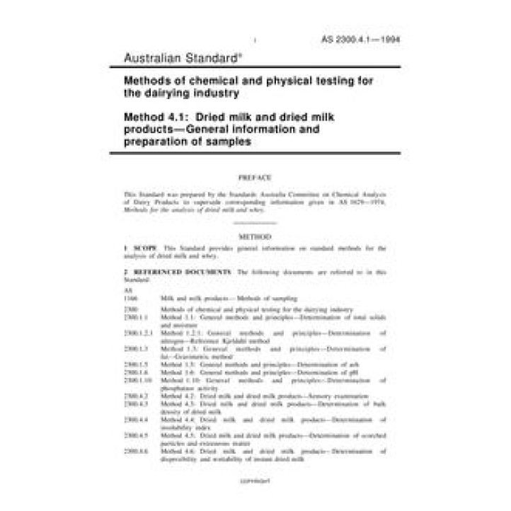 AS 2300.4.1 PDF