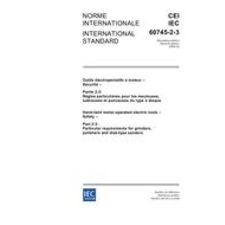 IEC 60745-2-3 Ed. 2.0 b PDF