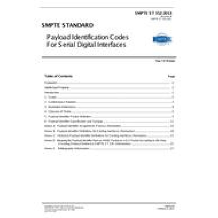 SMPTE ST 352 PDF