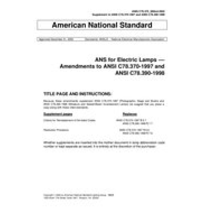 ANSI C78.370.390 PDF download