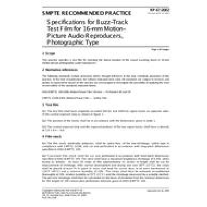 SMPTE RP 67 PDF