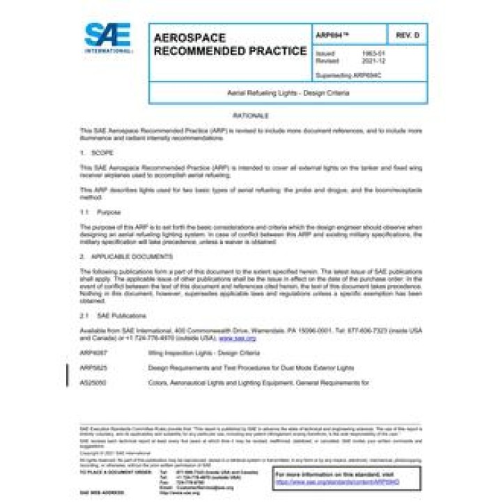 SAE ARP694D PDF