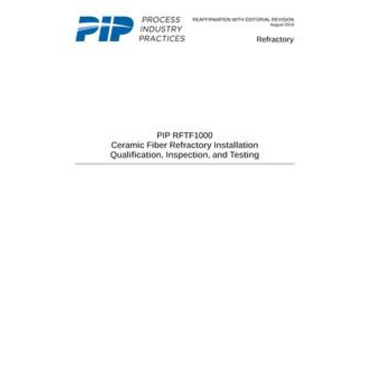 PIP RFTF1000 PDF