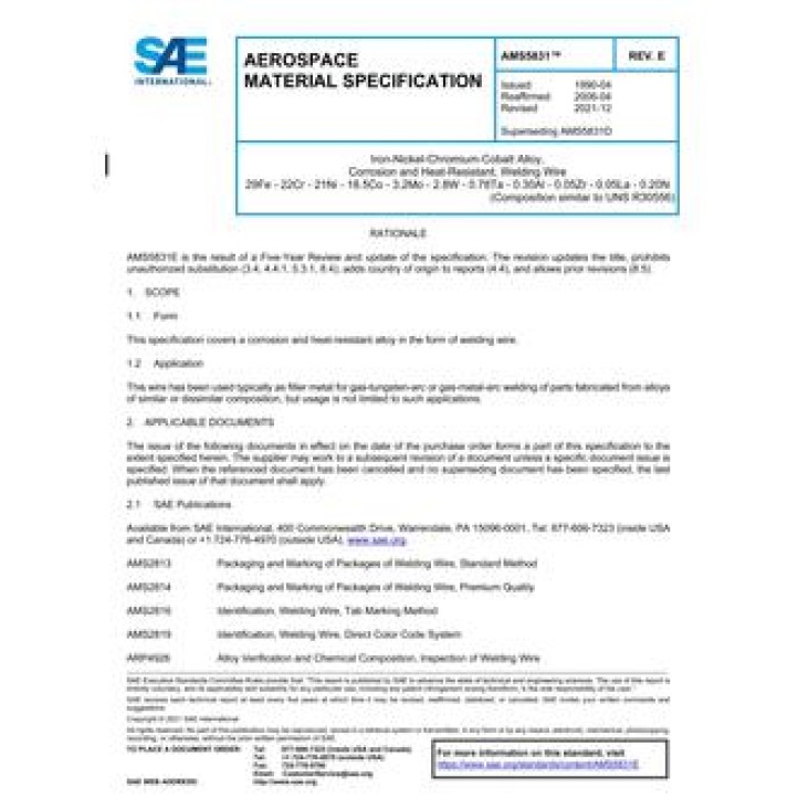 SAE AMS5831E PDF