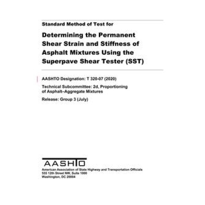 AASHTO T 320 PDF download