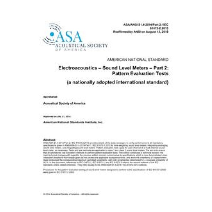 ASA S1.4 Part 2 PDF download