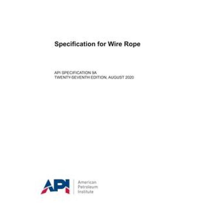 API Spec 9A PDF download