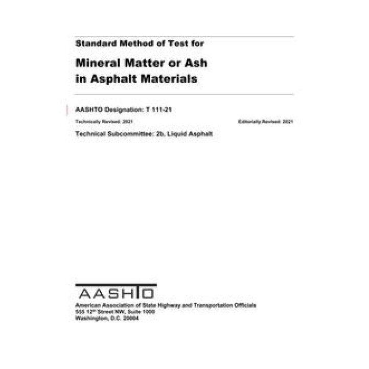 AASHTO T 111 PDF download