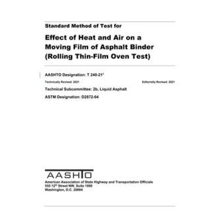 AASHTO T 240 PDF