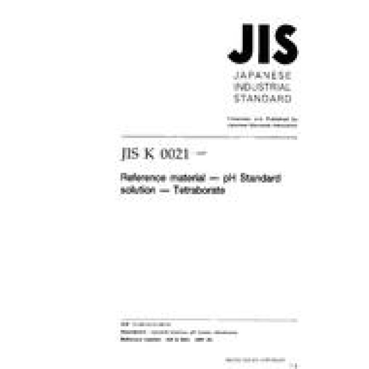 JIS K 0021 PDF