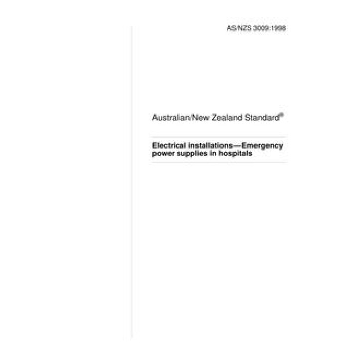 AS/NZS 3009 PDF