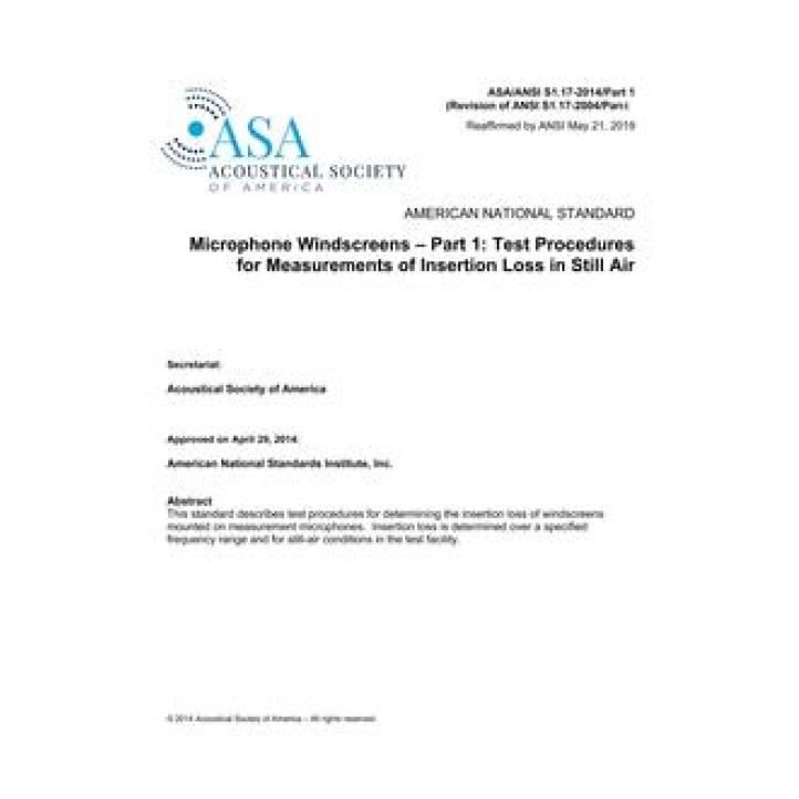 ASA S1.17 Part 1 PDF