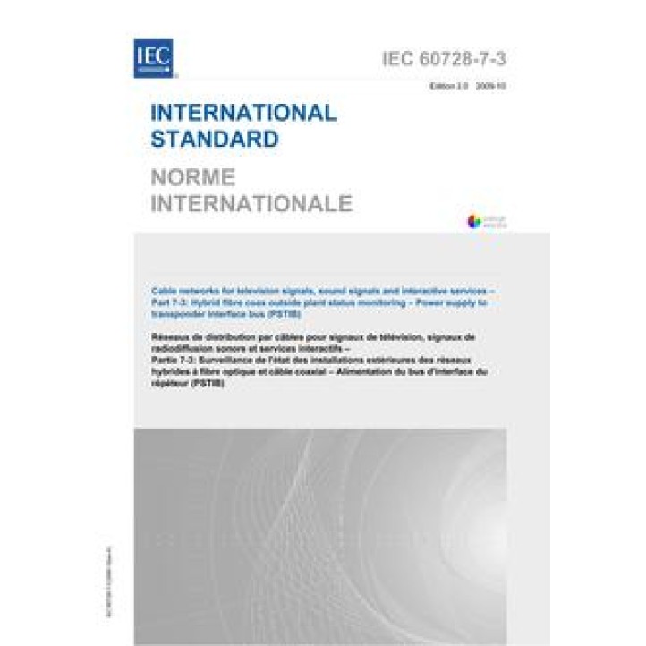 IEC 60728-7-3 Ed. 2.0 b PDF