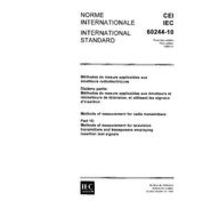 IEC 60244-10 Ed. 1.0 b PDF