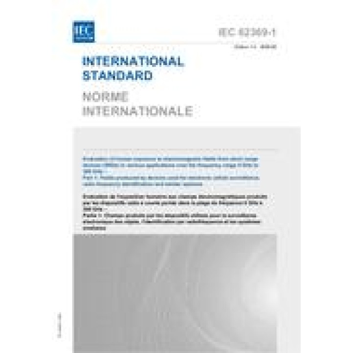 IEC 62369-1 Ed. 1.0 b PDF