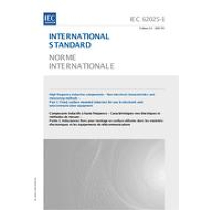 IEC 62025-1 Ed. 2.0 b PDF