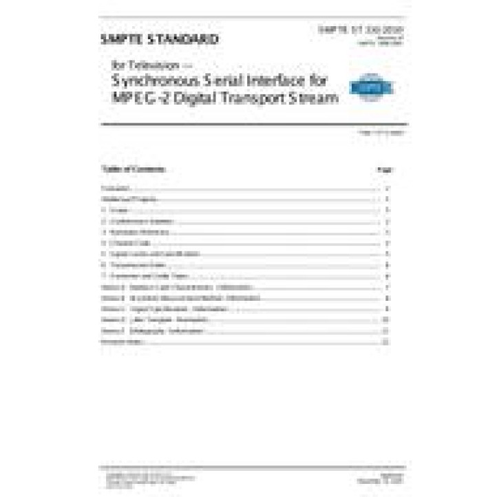 SMPTE ST 310 PDF