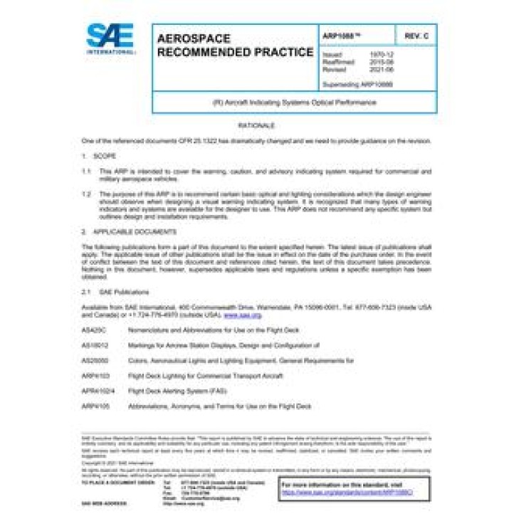 SAE ARP1088C PDF