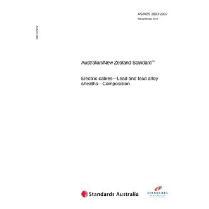 AS/NZS 2893 PDF