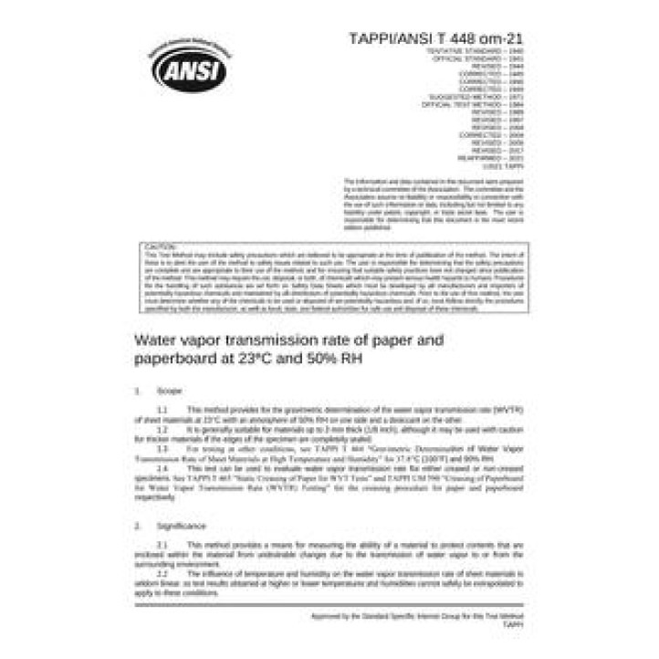 TAPPI T 448 PDF