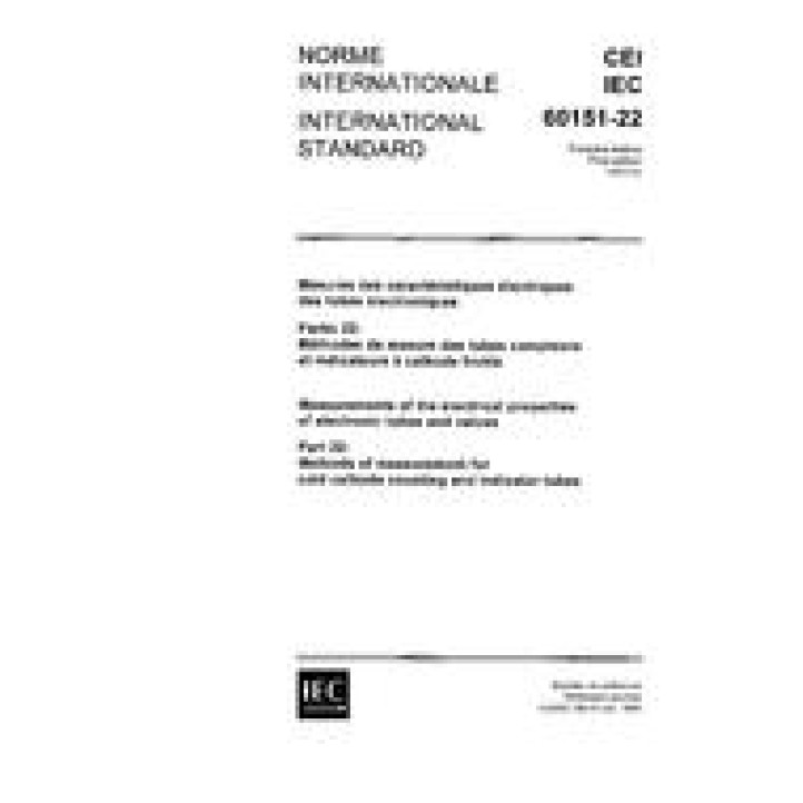 IEC 60151-22 Ed. 1.0 b PDF