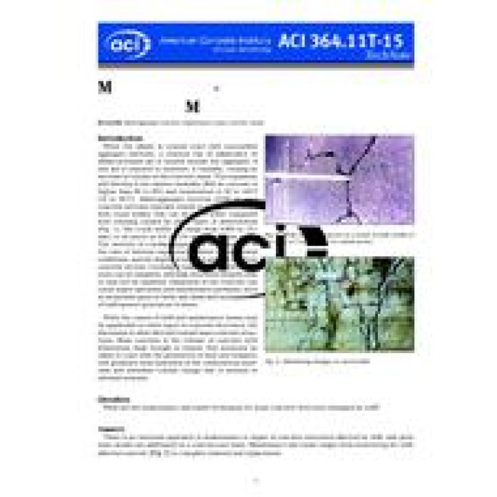 ACI 364.11T PDF